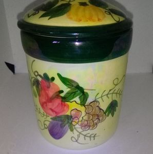 Small Ceramic Accent Decor Jar